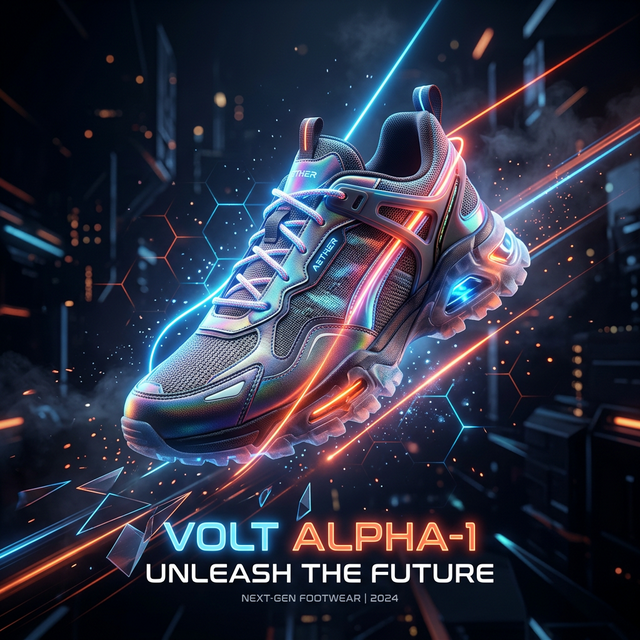 3D Sneaker Ad Creative