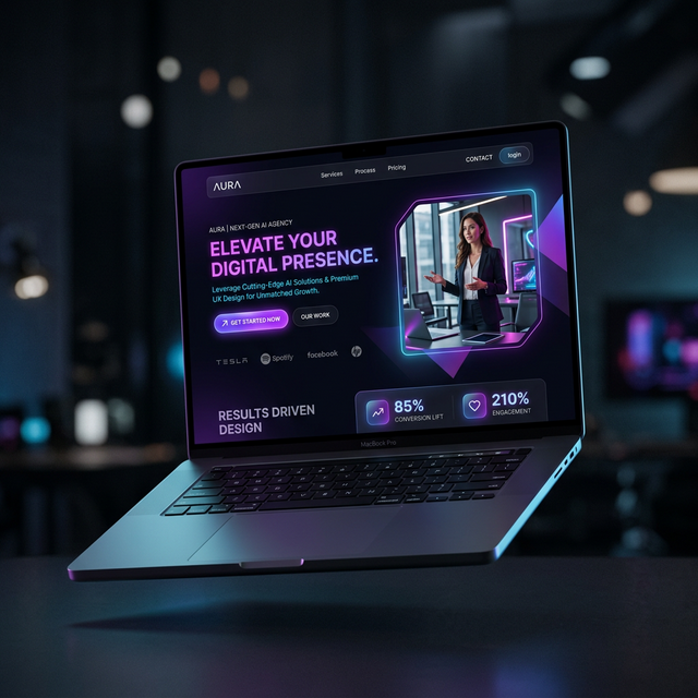 High-Converting UI/UX Landing Page